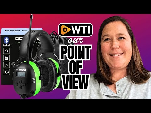 PROHEAR 033 Upgraded 5.4 Bluetooth Hearing Protection AM FM Radio Headphones - WTI product video review