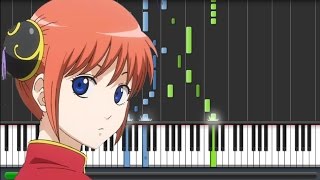 Gintama [銀魂] 2017 Opening - Kagerou (Piano Synthesia + Sheet)