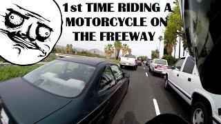 My 1st Time Riding a Motorcycle On The freeway Story + TIPS For Your 1st Time