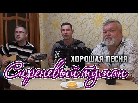 " СИРЕНЕВЫЙ ТУМАН " Хорошая песня под баян и гитару (Д.Волгин, А.Васин, Д.Журавлёв)