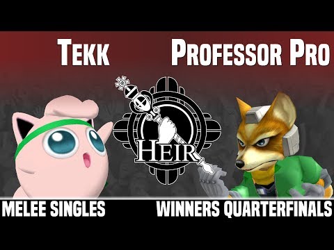 Heir 4 - Tekk (Jigglypuff) vs Professor Pro (Fox) - MELEE SINGLES - WINNERS QUARTERFINALS