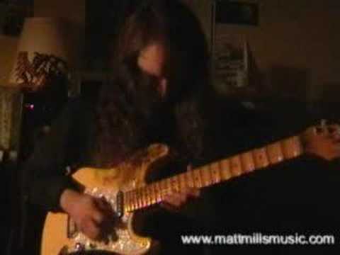 Matthew Mills Neoclassical Rock Guitar Song Performance 2007