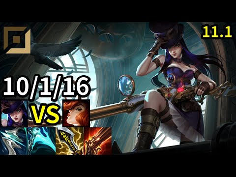 Caitlyn ADC vs Miss Fortune - EUW Grandmaster | Patch 11.1