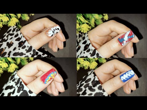 ✨Easy nail art designs for beginners🧷💅🏻||Easy nail art at home || Nail art with Safety pin 🧷 ||