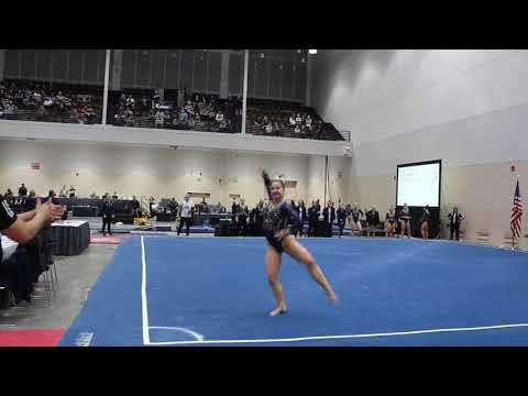 Katya Karpova - George Washington Gymnastics Floor Exercise 1-11-20