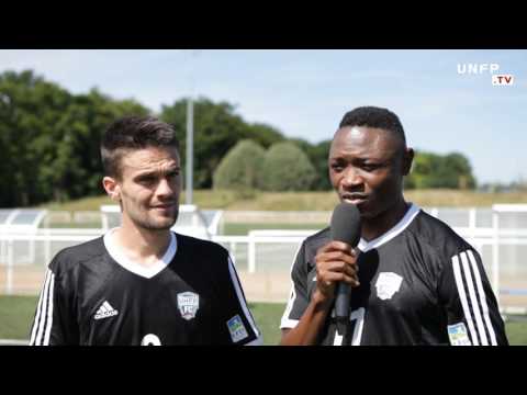 Guillaume Legras et Paul Alo'o Efoulou à l'UNFP FC