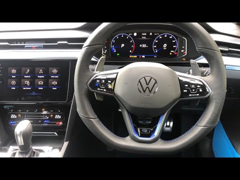 Volkswagen Arteon Shooting Brake R dash unwrapping