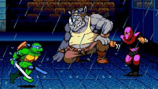 Teenage Mutant Ninja Turtles: Shredder's Re-Revenge (Sega Genesis) Graphical Mod | full game session