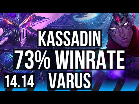 KASSADIN vs VARUS (MID) | 8/0/2, 73% winrate, Legendary | VN Diamond | 14.14