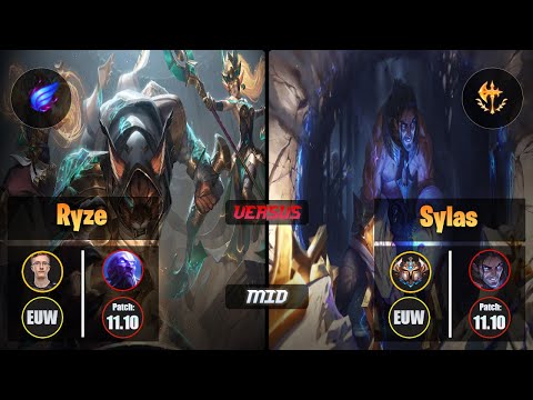 MagiFelix RYZE (Mid) [Phase Rush] VS SYLAS - Challenger EUW Patch 11.10