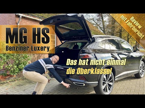 MG HS Petrol Luxury – Not even the luxury class has that – Review with driving report