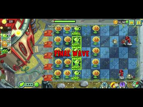 Terror from Tomorrow lv. 1 in Far Future of Plant vs Zombie 2 | Terror from Tomorrow level 1