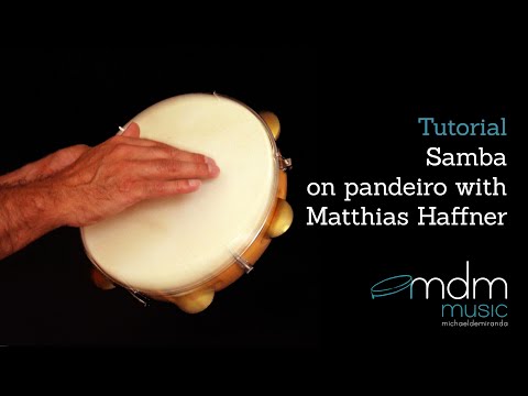 Samba on pandeiro with Matthias Haffner