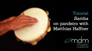 Samba on pandeiro with Matthias Haffner
