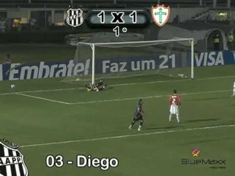 Copa do Brasil 2010 Ponte Preta X Portuguesa Primeiro Gol da Ponte Preta