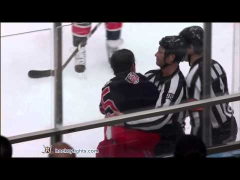 Dion Phaneuf vs Kris Newbury Jan 19, 2011