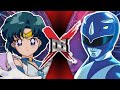 Sailor Mercury VS Blue Ranger Sailor Moon VS Power Rangers DBX