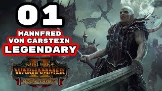 Total War: Warhammer 2 - Legendary Mannfred von Carstein - Mortal Empires Campaign - Episode 1