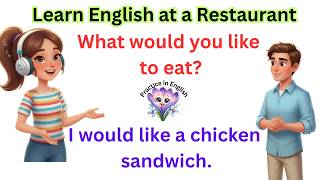 Learn English at a Restaurant | 100 Easy Conversations (A1–A2) | | Daily English Speaking Practice
