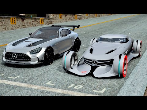 Mercedes-AMG Black Series 2020 vs Mercedes Silver Arrow at Top Gear Track