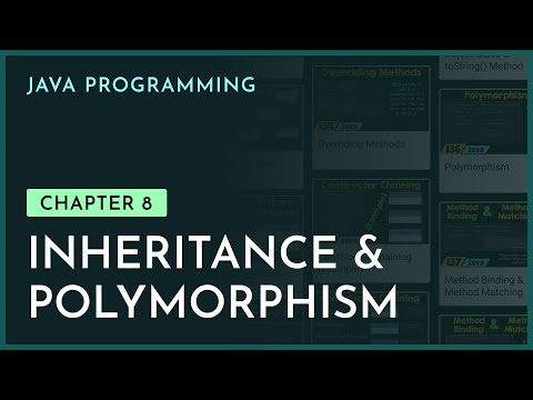 Learn Inheritance Polymorphism | Chapter 8 | Java Programming ...