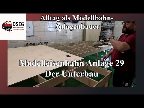 Model railway layout 29 Part 1 Substructure L shape 3.70m x 2.30 m