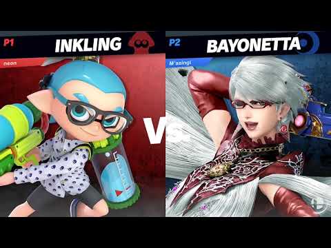 Neon (Inkling) vs M'asingi (Bayonetta) - CyPhaCon Pre-Local (Winner's Round 1)