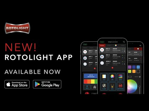 Rotolight iOS and Android App to control the AEOS 2 and NEO 3 - Download Now