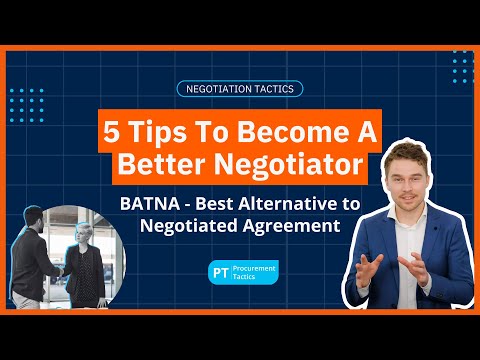 BATNA – 5 Tips To Become A Better Negotiator