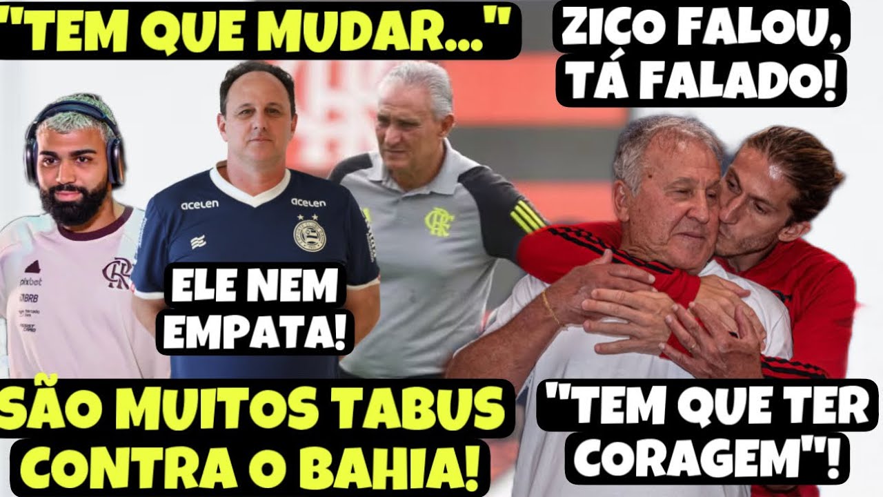 “TEM QUE MUDAR TUDO”! ZICO DETONA: “ENERGIAS MUITO PESADAS”! F. LUÍS ELOGIADO! “TEM QUE TER CORAGEM”