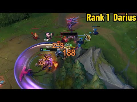 Rank 1 Darius: He is a BEAST in Challenger Elo!