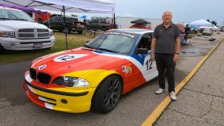 24 Hours of Lemons BMW E46 by TC Kline Racing - Interview and Test Drive at Gingerman Raceway