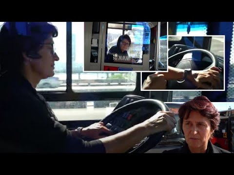 Upoznajte Marinu, ženu vozača autobusa, kad ona krstari ulicama, Beograđani zaneme