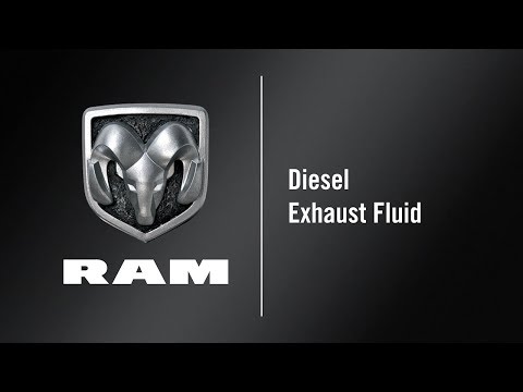 Diesel Exhaust Fluid | How To | 2020 Ram 1500 DT