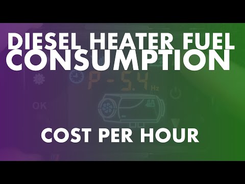Chinese Diesel Heater Fuel Consumption And Cost To Run Per Hour on Diesel, Red Diesel & Kerosene