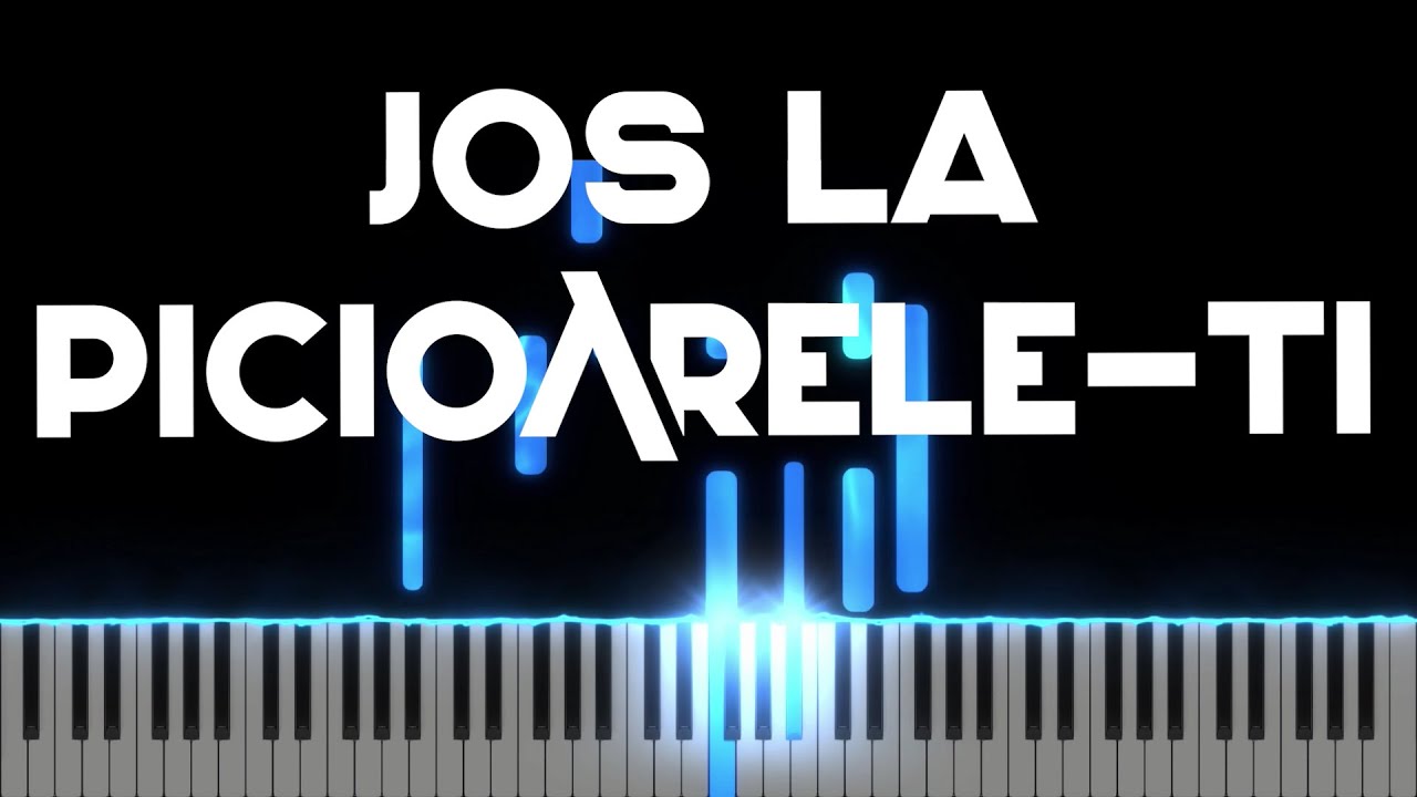 Jos la Picioarele-ti [ Nu-i chemare mai mare ] Instrumental Pian - Negativ Pian - Tutorial