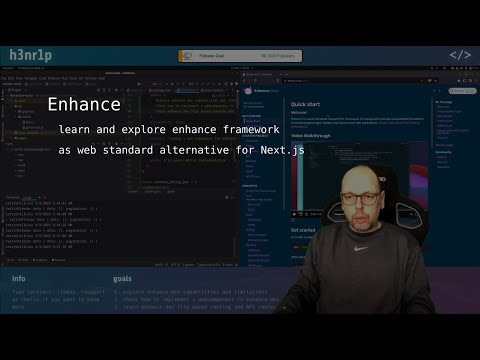 Exploring Enhance web standards framework with Fastify (similar to Next.js but without complexity)