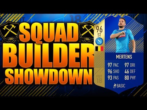 EPIC TOTS MERTENS SQUAD BUILDER SHOWDOWN! FIFA 18 ULTIMATE TEAM