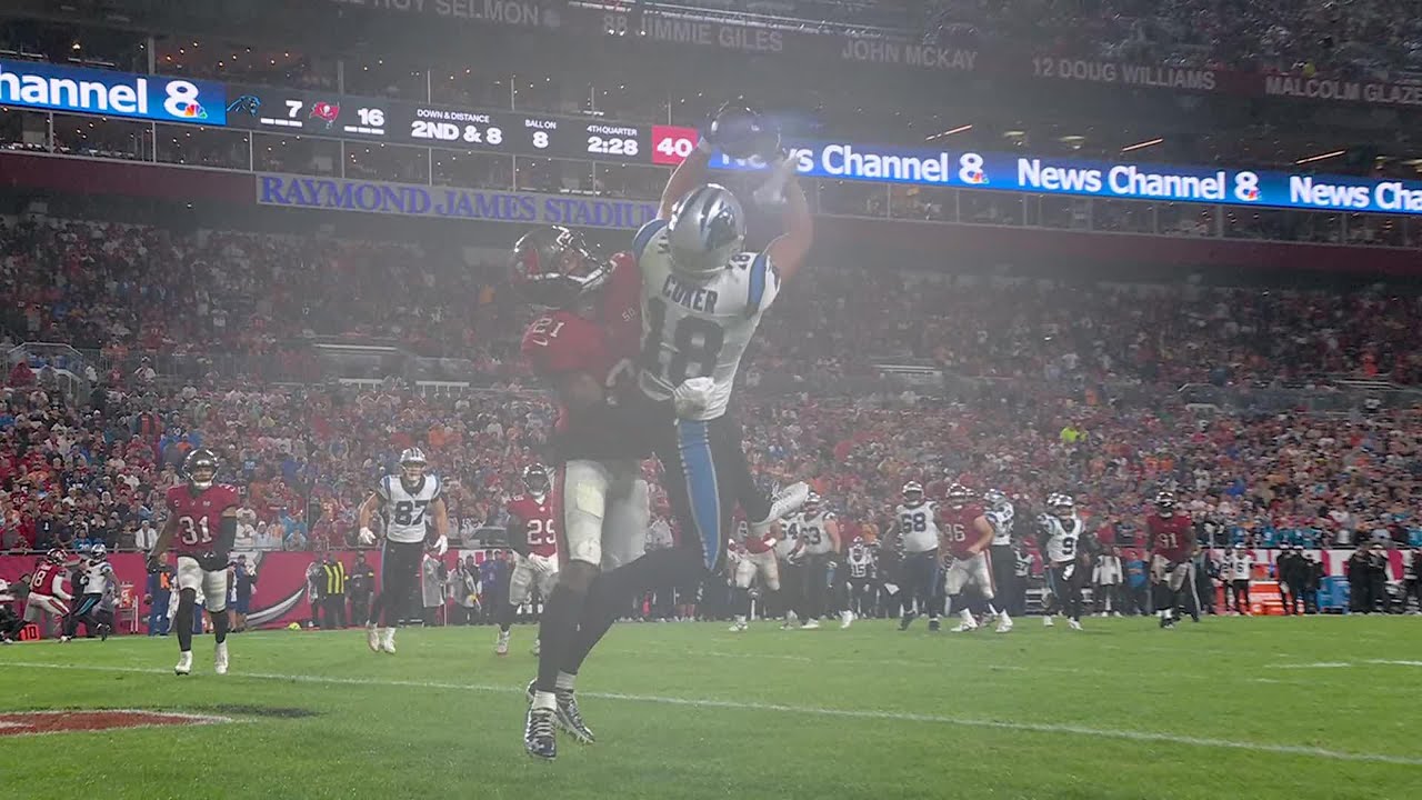 Carolina Scores! Young and his WRs make some big time catches in key moments