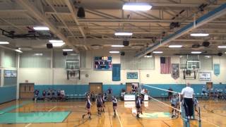 preview picture of video 'Medfield vs Norton volleyball game played on 10/8/14'