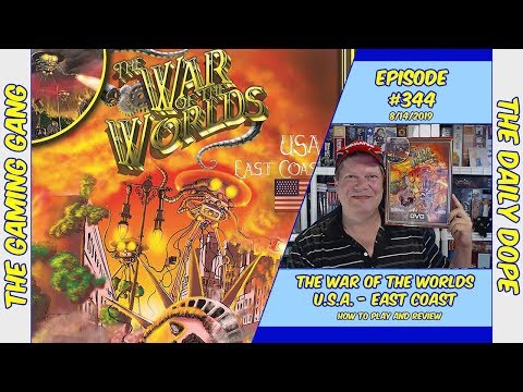 The War of The Worlds: U.S.A. East Coast - How to Play and Review on The Daily Dope #344