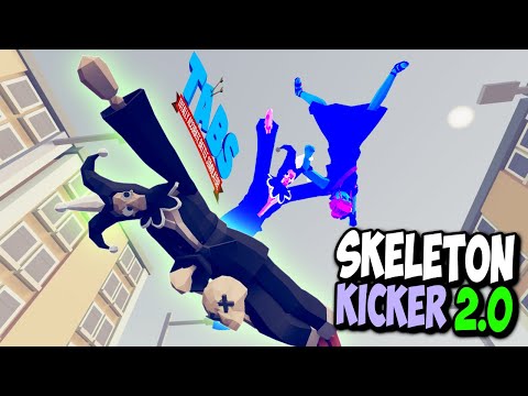 Revolution! Skeleton Kicker 2.0 vs Every Unit + RPG TABS Units + Bonus - TABS MODS GAMEPLAY