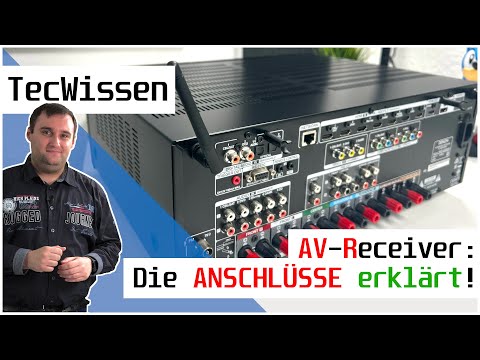 AV-Receiver: Die Anschlüsse im Detail erklärt! | Für Einsteiger! | TecWissen | deutsch