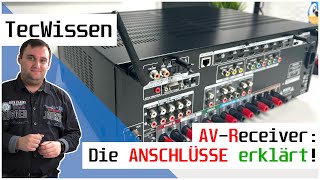AV-Receiver: Die Anschlüsse im Detail erklärt! | Für Einsteiger! | TecWissen | deutsch