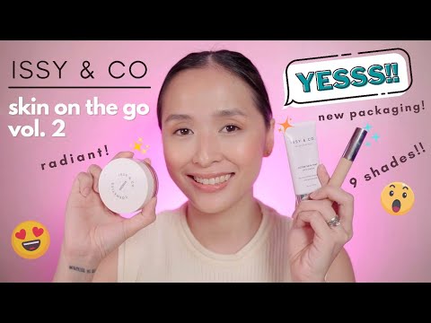 ISSY & CO. Skin on the Go 2.0 Active Concealer, Skin Tint and Loose Powder Review & Swatches | WOW!🤩