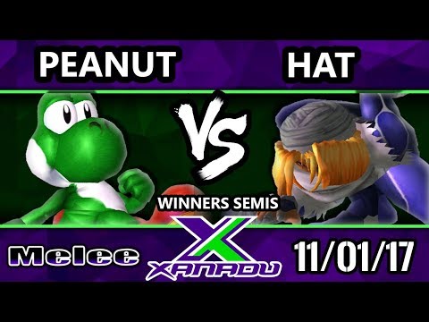 S@X 226 Melee - Peanutphobia (Yoshi) Vs. Hat (Sheik) - Smash Melee Winners Semis - SSBM