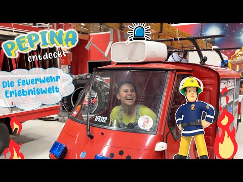🚒 FEUERWEHR Abenteuer mit Feuerwehrmann Sam 🔥 Pepina in der FeuerwehrErlebniswelt | Lernen & Spielen