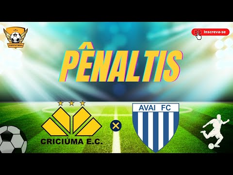 Pênaltis Histórico e Emocionante Criciúma x Avaí I Campeonato Catarinense 2023