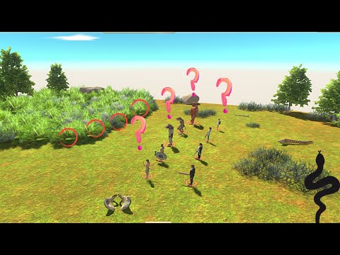 5 HIDING TITANBOA'S ATTACK ALL UNIT - Animal Revolt Battle Simulator