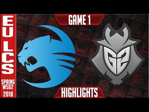 ROC vs G2 Highlights | EU LCS Week 6 Spring 2018 W6D1 | Roccat vs G2 Esports Highlights